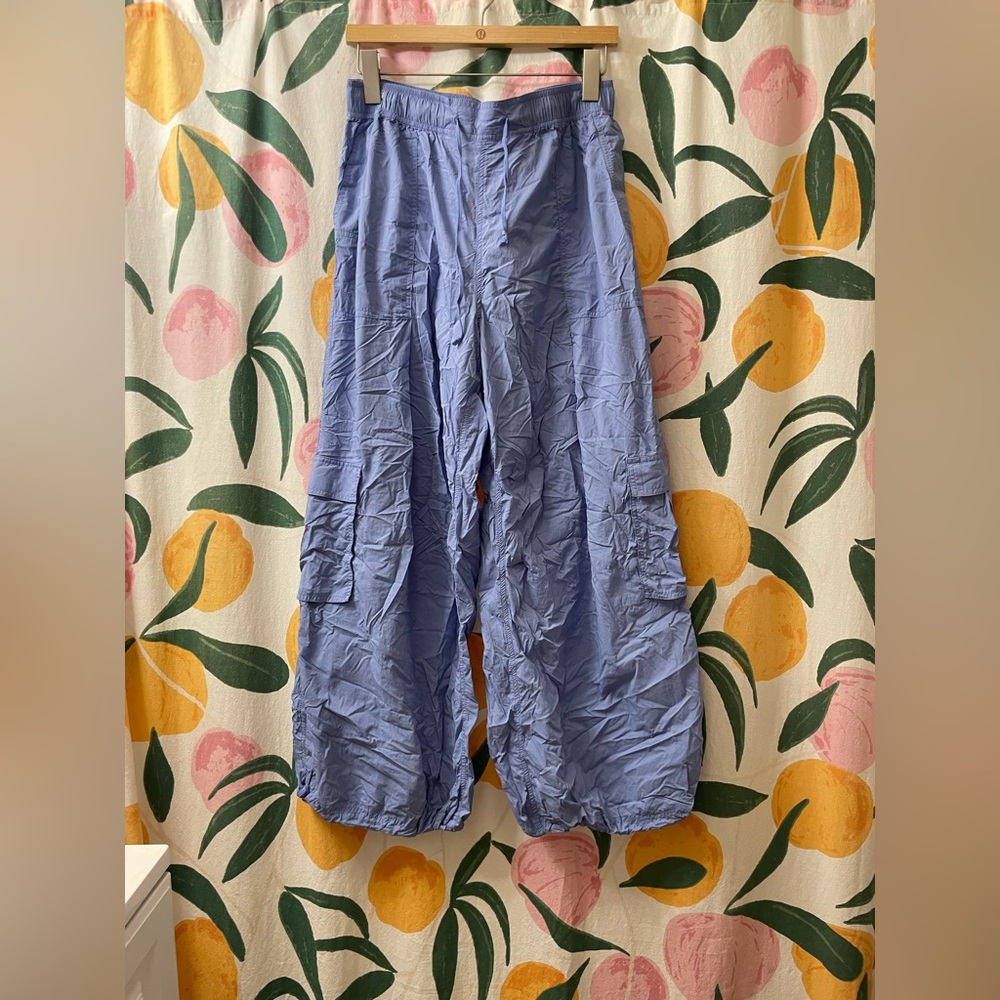Anthropologie Daily Practice Light Blue Cargo Pants